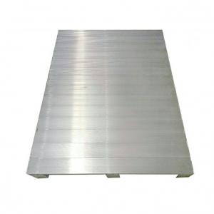 Aluminum pallet hygienic pallet flat surface close deck