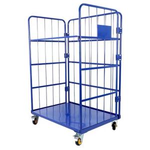 Wire mesh trolley cage roll cage trolley logisitc cage