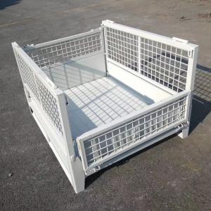 Heavy duty half drop wire container pallet cage