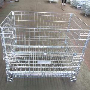 Hypercage wire mesh container cage stillage pallet mesh PET preform storage