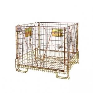 Hyper cage wire mesh container mesh cage stillage pallet of wine bottle