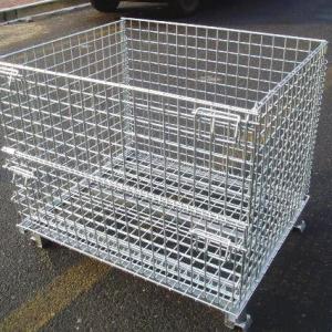 Folding container wire mesh container mesh pallet