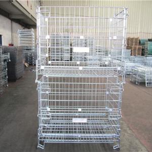 Hypacage pallet of wine bottle wire mesh cage container stillage cage pallet mesh