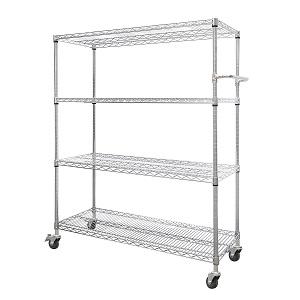 Wire Mesh Shelving Wire Shelf With Handle And Castors