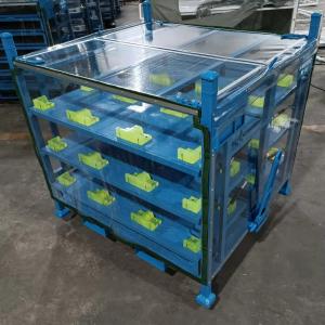 Automotive Parts Instrument Panel Substrate Clastic Skeleton Pallet WIP Racks