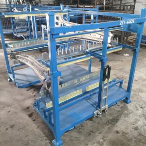 Plastic Skeleton Rack Automotive Parts Storage Conveyors Pallet Returnable Racks